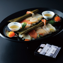 ＜下鴨茶寮＞料亭の昆布〆-漁味-