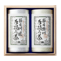 ＜愛国製茶＞静岡 川根・掛川手摘み茶