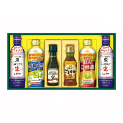 ＜日清＞バラエティオイル＆キッコーマン しぼりたて生しょうゆ