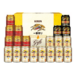 ＜キリン＞一番搾り3種飲みくらべセット プレミアム・黒ビール入り