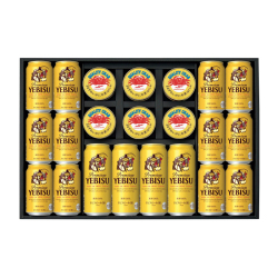 ヱビスビール・かに缶詰詰合せ