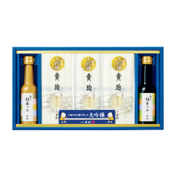 ＜甚助＞小豆島素麺「大吟穣 貴珀」・香りつゆ詰合せ