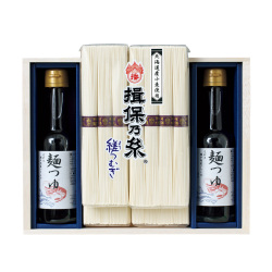＜揖保乃糸＞手延素麺「縒つむぎ」・麺つゆ詰合せ