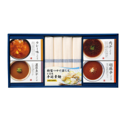 ＜島善＞特製つゆで楽しむ小豆島手延そうめん