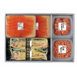 ＜王子サーモン＞スモークサーモン・海の幸・漬魚詰合せ