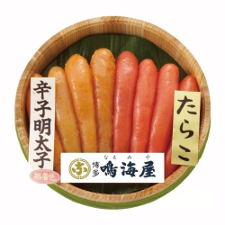 ＜博多鳴海屋＞無着色辛子明太子・たらこ詰合せ