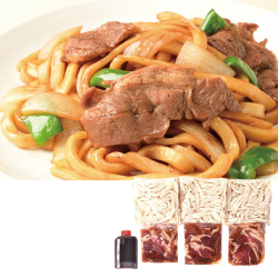 B級グルメセット（ジンギスカン焼うどんセット）