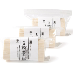 ＜三輪たつみ＞三輪素麺 無選別（保存チャック袋入）