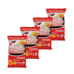 ＜越後製菓＞越後のごはん コシヒカリ5個P