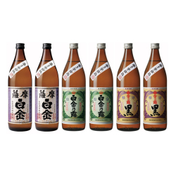 ＜白金酒造＞単式25°白金酒造 焼酎6本セット