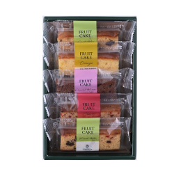 ＜日本橋 千疋屋総本店＞フルーツケーキ4種5個入