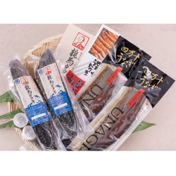 ＜ハマヤ＞完全ワラ焼き鰹タタキ「龍馬タタキ」2節＆四万十ウナギ2尾セット