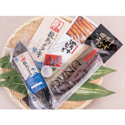 ＜ハマヤ＞完全ワラ焼き鰹タタキ「龍馬タタキ」1節＆四万十ウナギ1尾セット