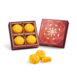 【8月1日（金）販売開始】＜ザ・ペニンシュラ ブティック&カフェ＞ミニエッグカスタード月餅 4個入