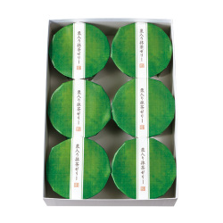 ＜清月堂本店＞栗入り抹茶ゼリー6個入り