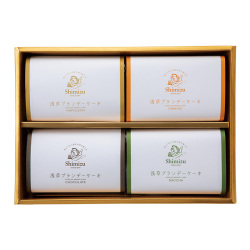 ＜欧風洋菓子店Shimizu＞浅草ブランデーケーキハーフ4個セット