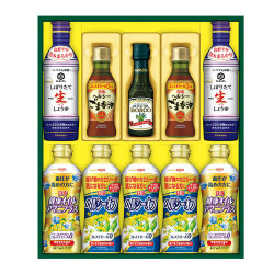 ＜日清 キッコーマン＞バラエティオイル＆しぼりたて生しょうゆ
