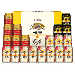 ＜キリン＞一番搾り3種飲みくらべセット プレミアム・黒ビール入り