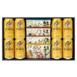 ＜サッポロ 浅草今半＞ヱビスビール×牛肉佃煮詰合せ