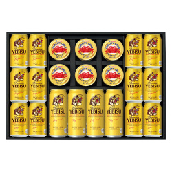 ヱビスビール・かに缶詰詰合せ