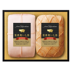 ＜薩摩麹いも豚＞鹿児島県産豚肉ハム詰合せ