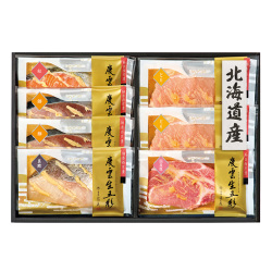 ＜京洛 辻が花＞レンジで北海道産柚香西京漬詰合せ