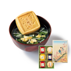 ＜久右衛門＞東京国立近代美術館 限定ギフト 鷽二羽と紅梅本格和風だし お吸物詰合せ
