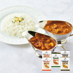 ＜帝国ホテル＞十勝牛・日向鶏・鹿児島黒豚カレーセット