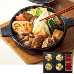 ＜浅草今半＞黒毛和牛すき焼個鍋セット（電子レンジ対応）