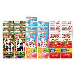 ＜カゴメ＞朝のフルーツ・野菜一日これ一本・トマトジュース（紙容器）