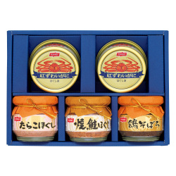 ＜ニッスイ＞紅ずわいがに缶詰・瓶詰詰合せ