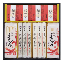 ＜麦坐＞信州そば・讃岐うどん詰合せ