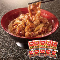＜すき家＞すき家牛丼の具5食・牛カルビ丼の具5食