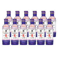 ＜キッコーマン＞いつでも新鮮しぼりたて生しょうゆ450ml×12