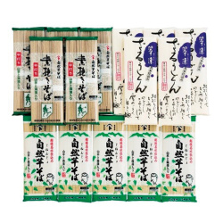 ＜自然芋そば＞そば・ざるうどん詰合せ