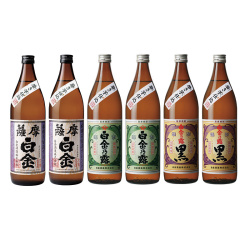 ＜白金酒造＞単式25度白金酒造 焼酎6本セット