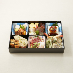 ＜茶懐石 三友居＞松花堂弁当 黒紬【父の日ギフト／店頭受取】