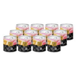 ＜K&K＞にっぽんの果実 東北産白桃あかつき12缶（8JJ123）