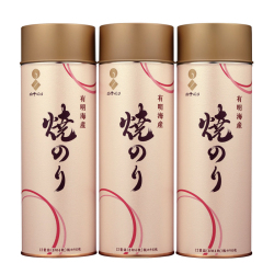＜白子のり＞焼のり丸缶3本詰（8JJ106）