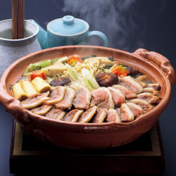 ＜京都 山ばな平八茶屋＞合鴨鍋