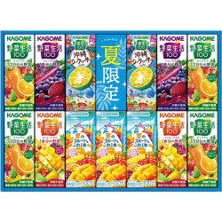 【理由あり特別品_賞味期限間近】＜カゴメ＞サマーバラエティギフト（紙容器）（19KYJ20S）