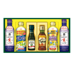 ＜日清＞バラエティオイル＆キッコーマン しぼりたて生しょうゆ（35NK33）