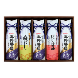 ＜タケサン＞小豆島 生搾醤油・調味料詰合せ（38NTS50A）
