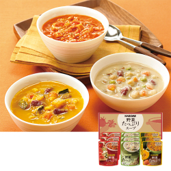 ＜カゴメ＞野菜たっぷりスープ詰合せ（19SO30）