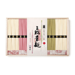 ＜麦坐＞三輪素麺 三趣（30DM30）