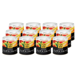 ＜K＆K＞にっぽんの果実 山形県産ミックスフルーツ12缶（8JJ124）