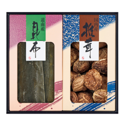 国内産どんこ椎茸・昆布詰合せ