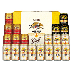 ＜キリン＞一番搾り3種飲みくらべセット プレミアム・黒ビール入り