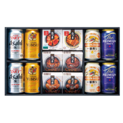 ビール・缶つまセット