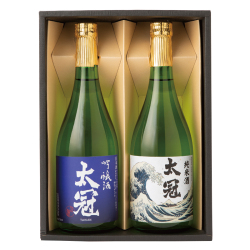 ＜山梨・太冠酒造＞北斎純米・吟醸 辛口2本セット